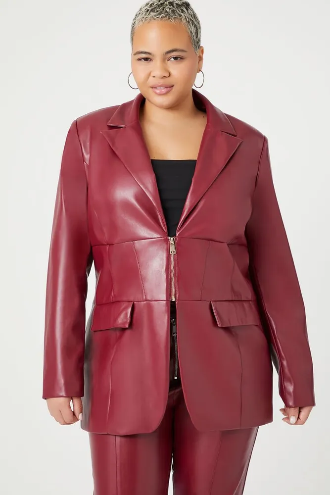 Red blazer for womens forever clearance 21