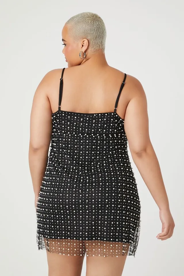 Forever 21 black polka dot dress outlet