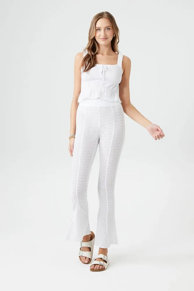 Crochet pants forever 21 on sale