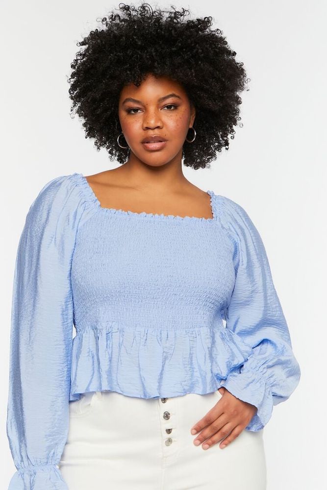 Forever 21 blue top on sale
