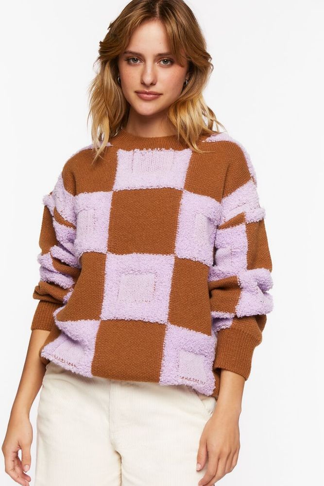 Forever 21 new arrivals checkered sweater