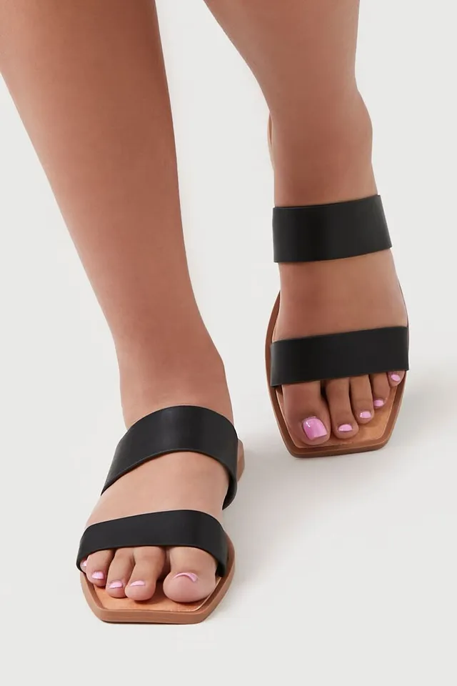 Forever 21 black sandals 2025