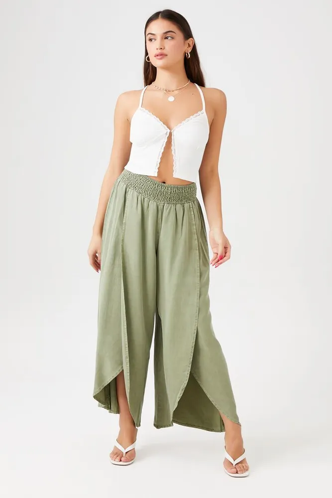 Forever 21 Women s Tulip Hem Wide Leg Pants CoolSprings Galleria