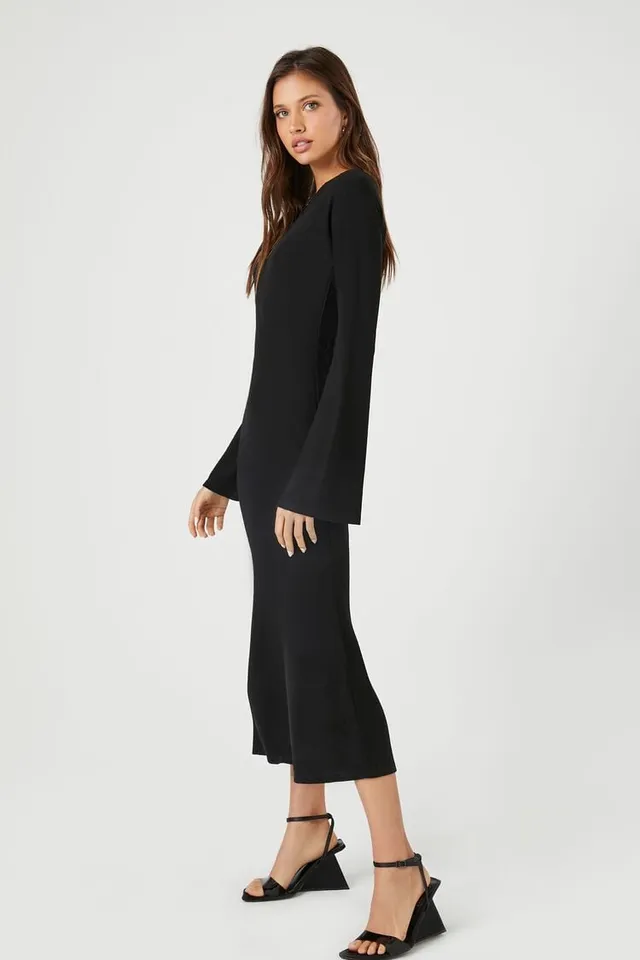 Forever 21 black knit dress top