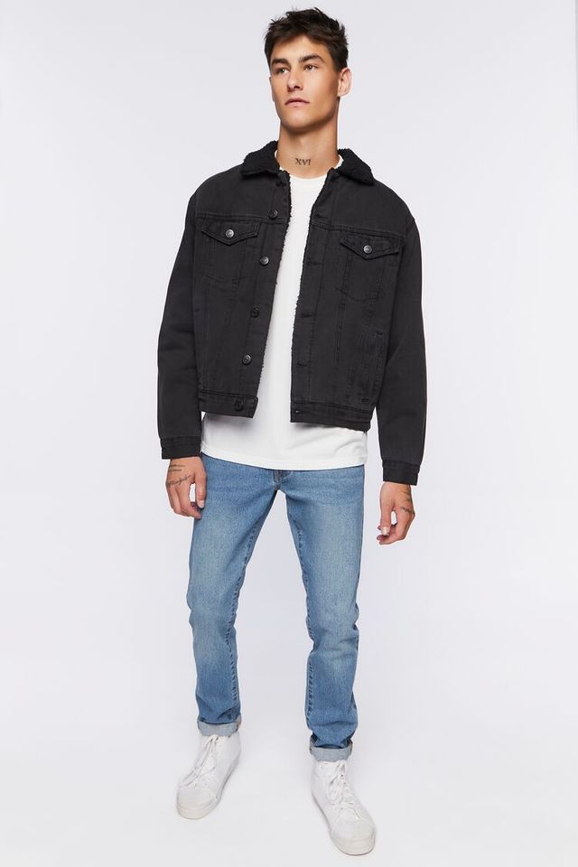 Mens jean jacket forever 21 outlet