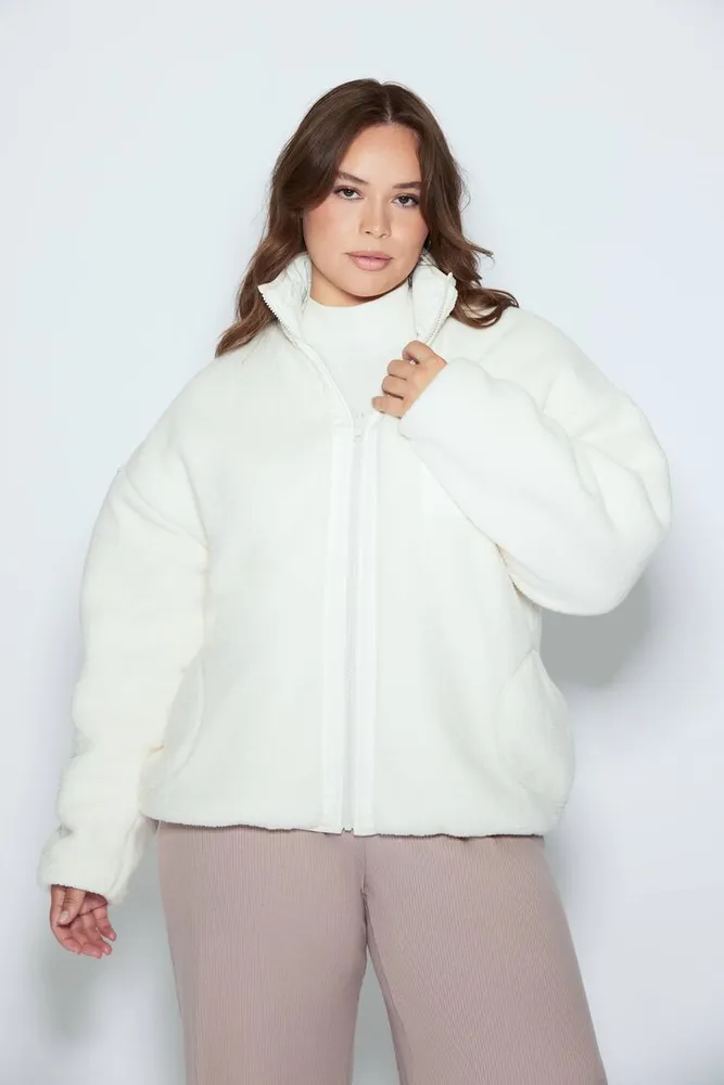 Forever 21 shearling jacket clearance