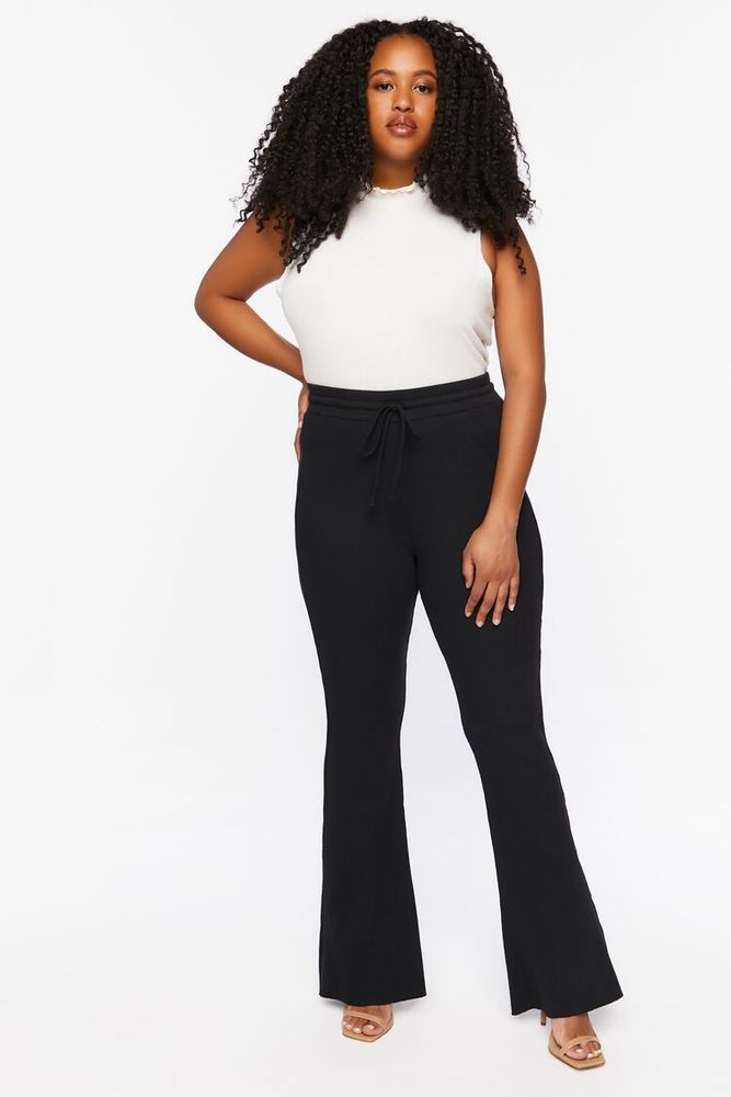 Black flare 2025 pants forever 21