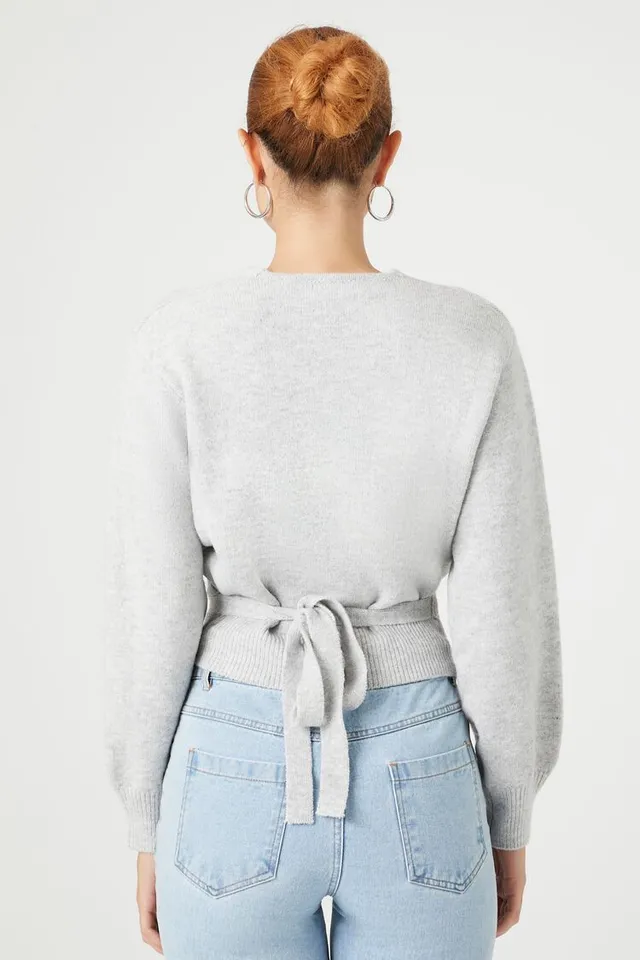 Forever 21 Women s Tie Back Wrap Sweater Plaza Las Americas