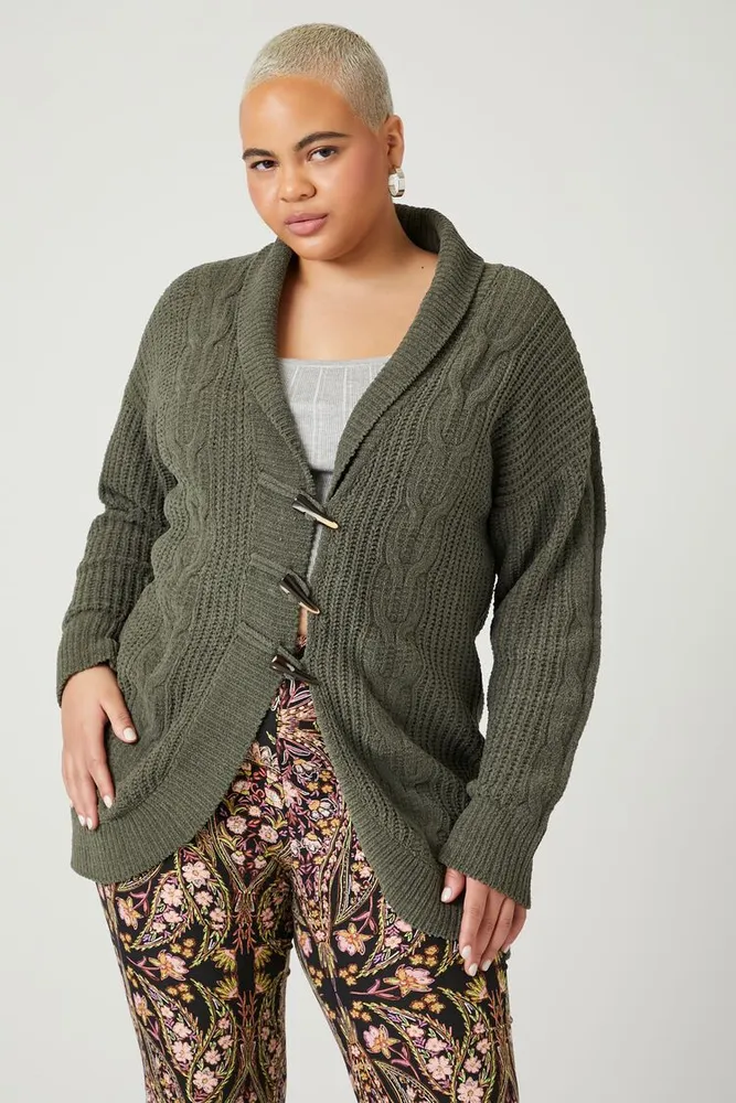 Olive cardigan deals sweater womens
