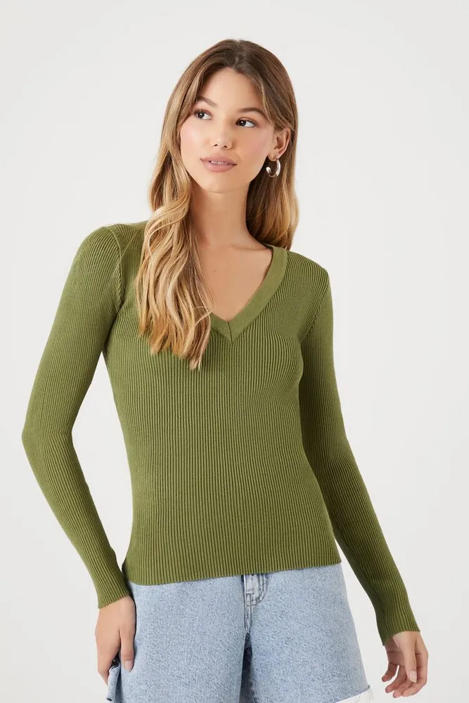 Forever 21 shop ribbed knit sweater