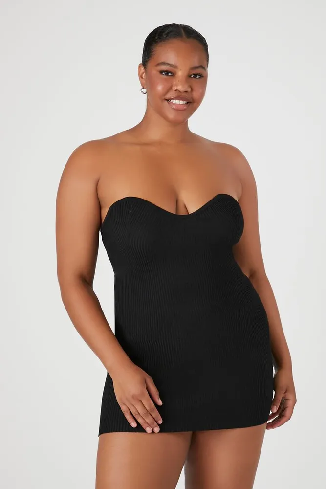 Forever 21 Women s Bodycon Tube Mini Dress in Black 3X