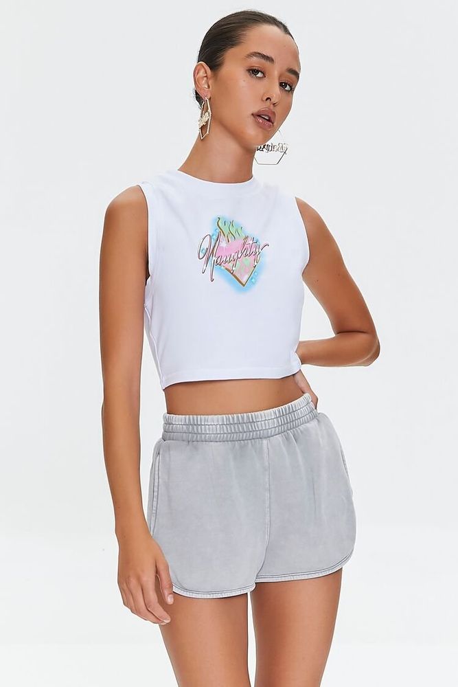 Forever 21 french terry new arrivals shorts