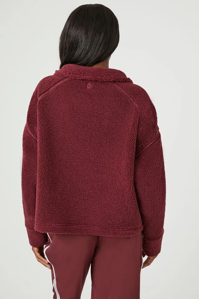 Forever 21 sherpa pullover outlet