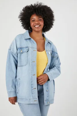 Forever 21 shop plus denim jacket