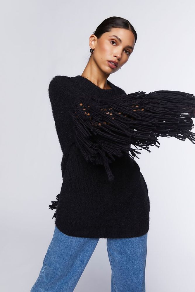 Forever 21 hotsell fringe sweater
