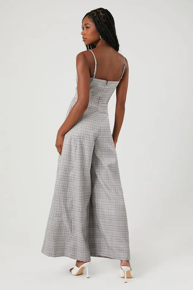 Plaid jumpsuit forever 21 deals