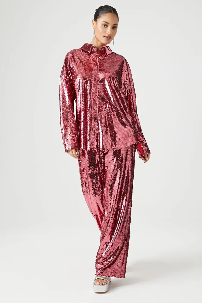 Forever 21 sequin on sale pants