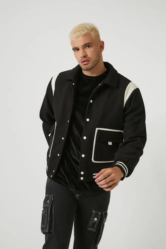Forever 21 varsity jacket top