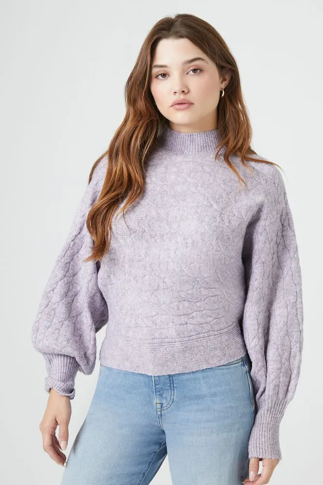 Marled on sale knit sweater