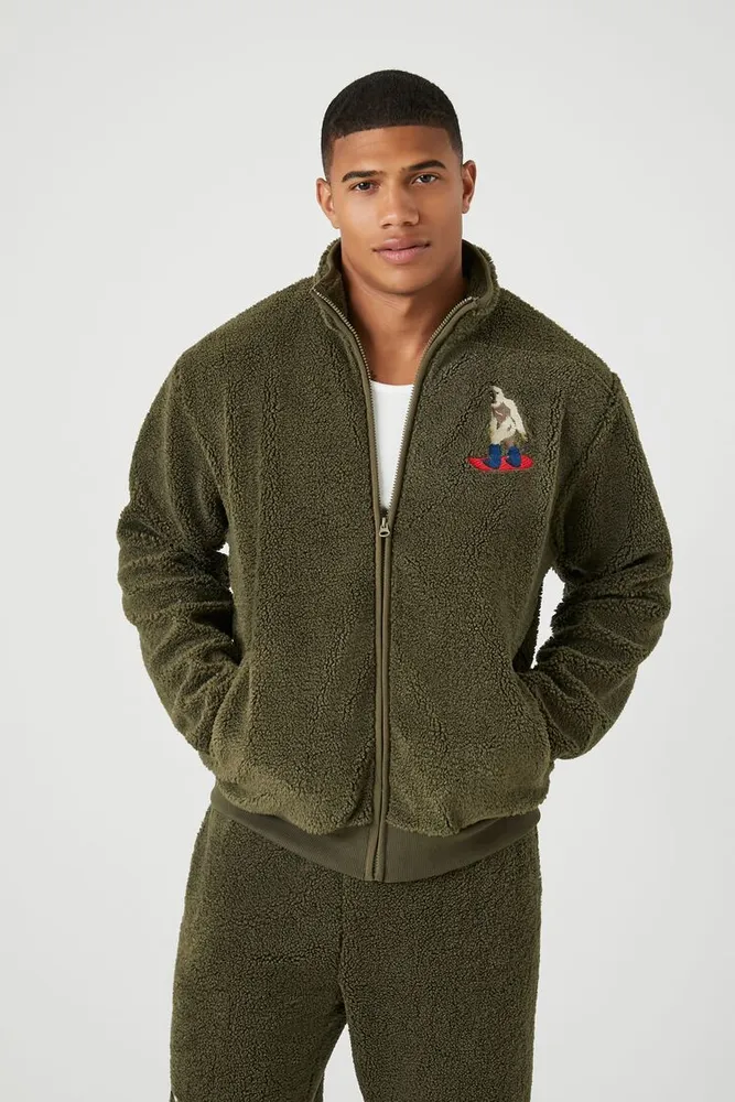 Forever 21 shearling jacket hotsell