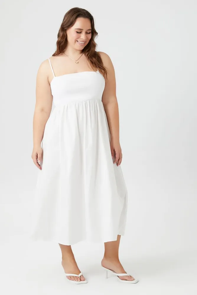 Forever 21 hotsell white midi dress