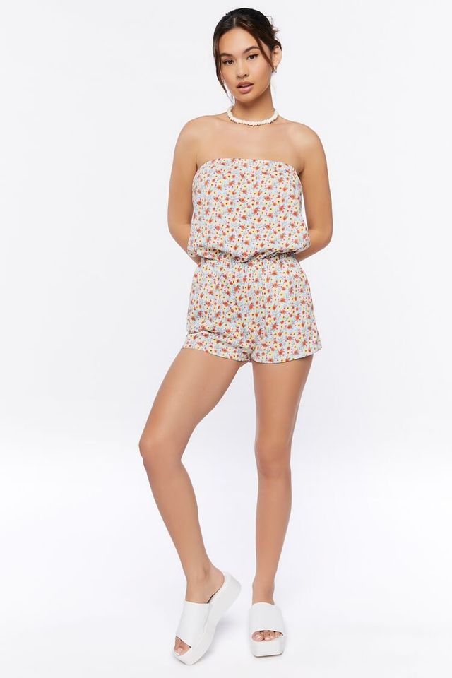 Forever 21 hot sale strapless romper