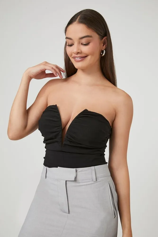 Strapless sweetheart neckline bodysuit sale