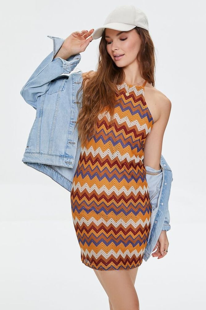 Chevron dress discount forever 21
