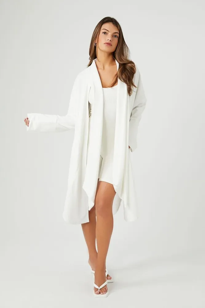 Cream longline cardigan store