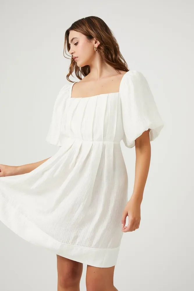 White babydoll dress womens cheap