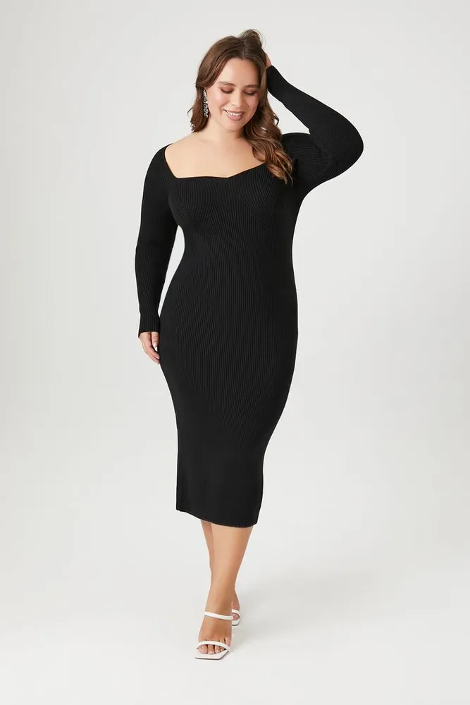 Black sweater shop dress forever 21