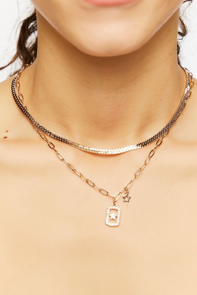 Forever 21 hot sale layered necklace