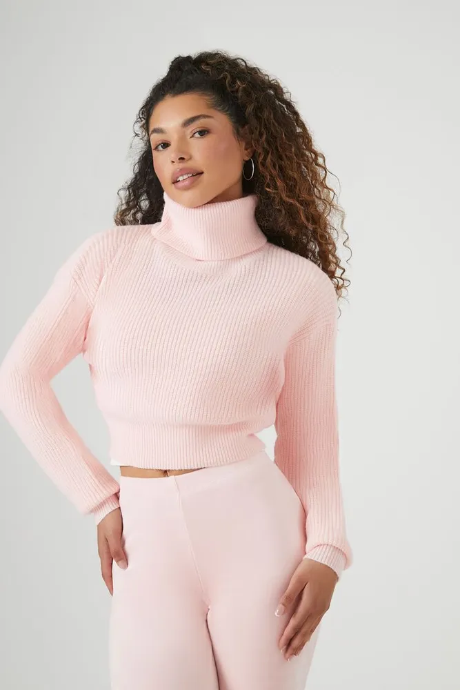 Pink turtleneck forever 21 outlet