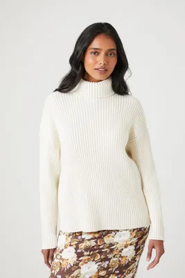 Turtleneck poncho sweater forever hotsell 21