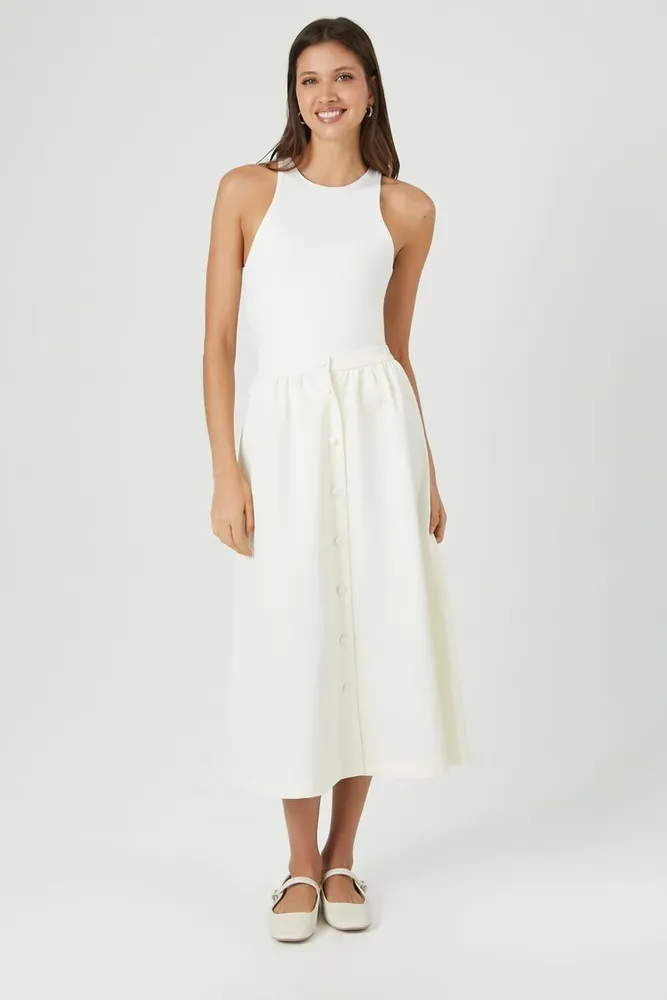 Tea length skirt forever 21 top