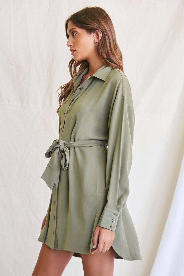 Forever 21 button down dress clearance