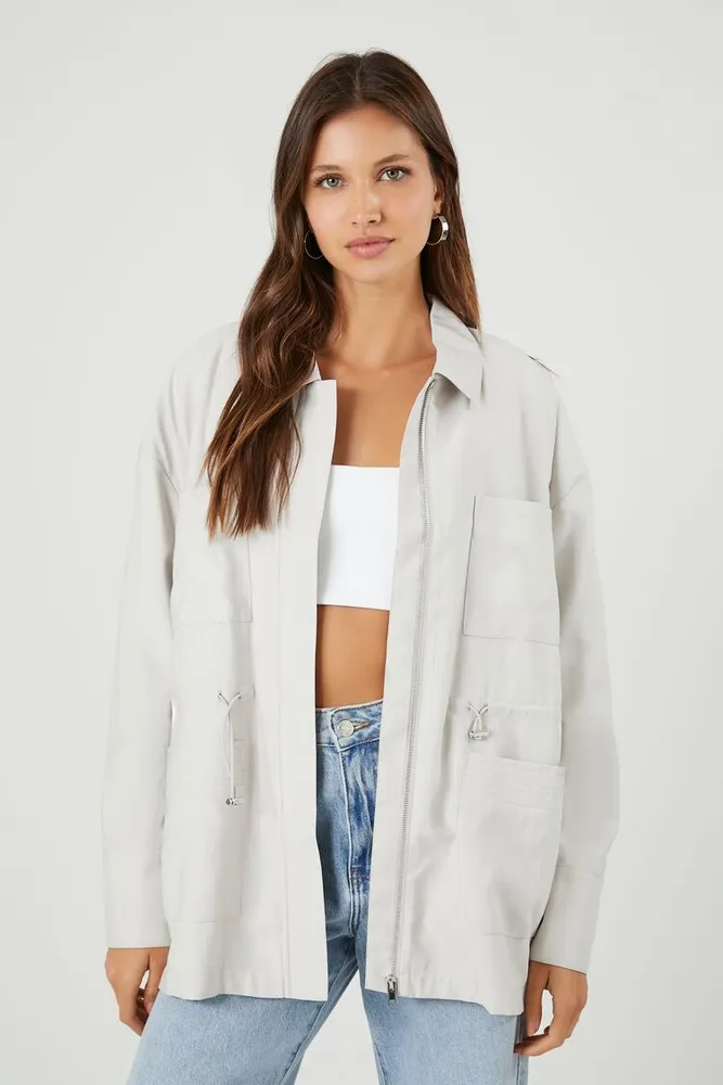 Grey jacket forever online 21