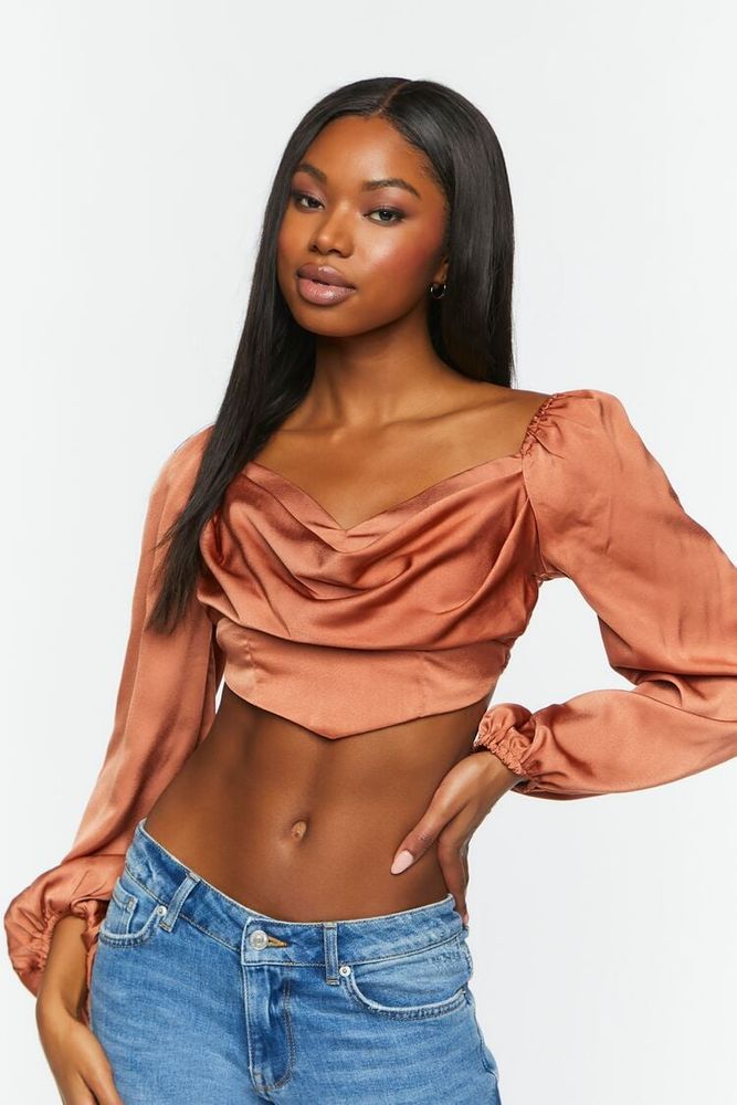 Satin tops hot sale forever 21