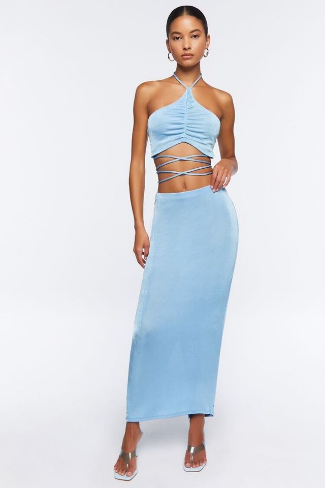Matching crop top and skirt forever 21 shop