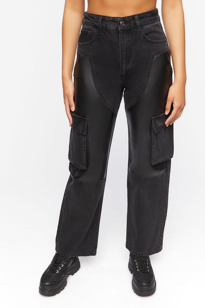 Forever 21 women's leather pants cheap