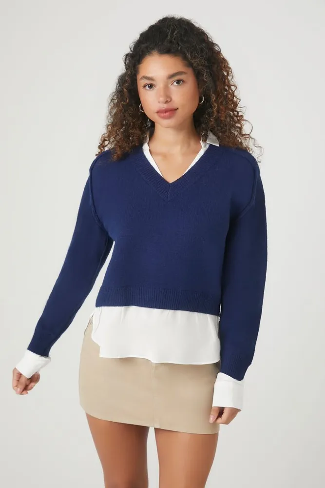 Collared sweater forever 21 outlet