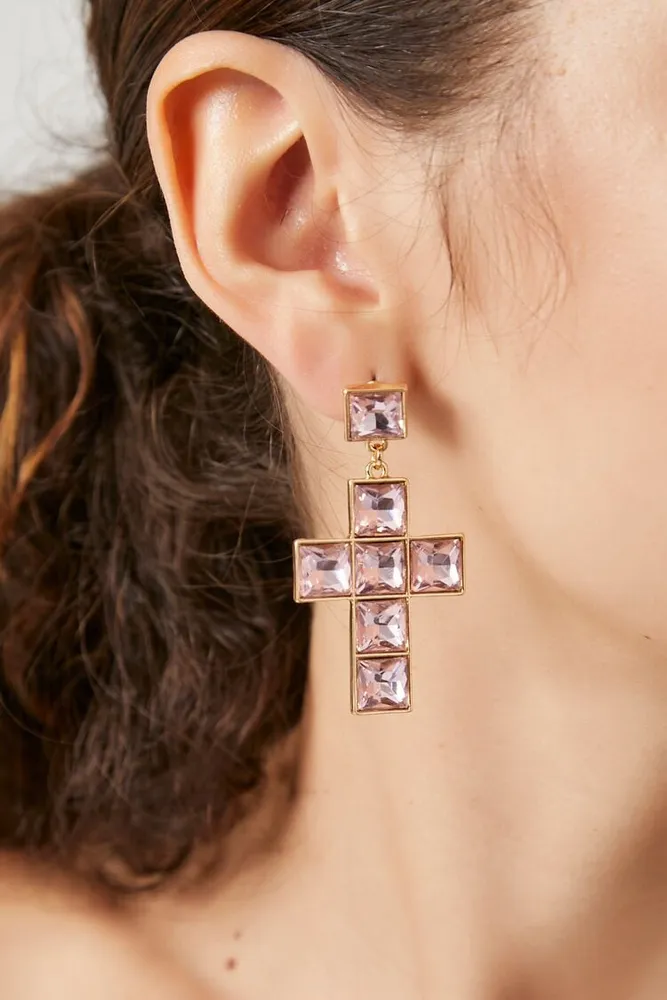 Forever 21 cross earrings on sale