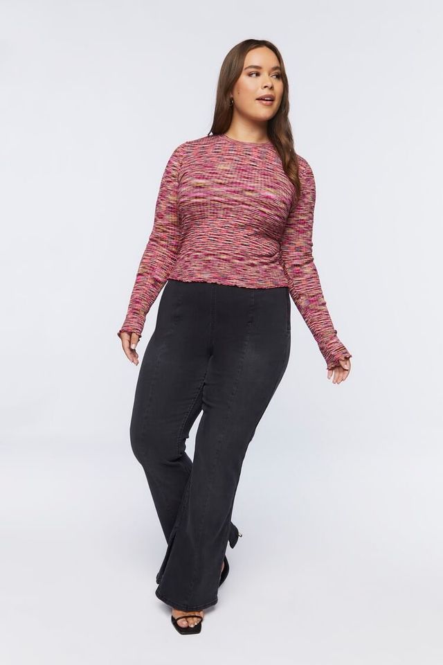 Calça flare forever 21 top