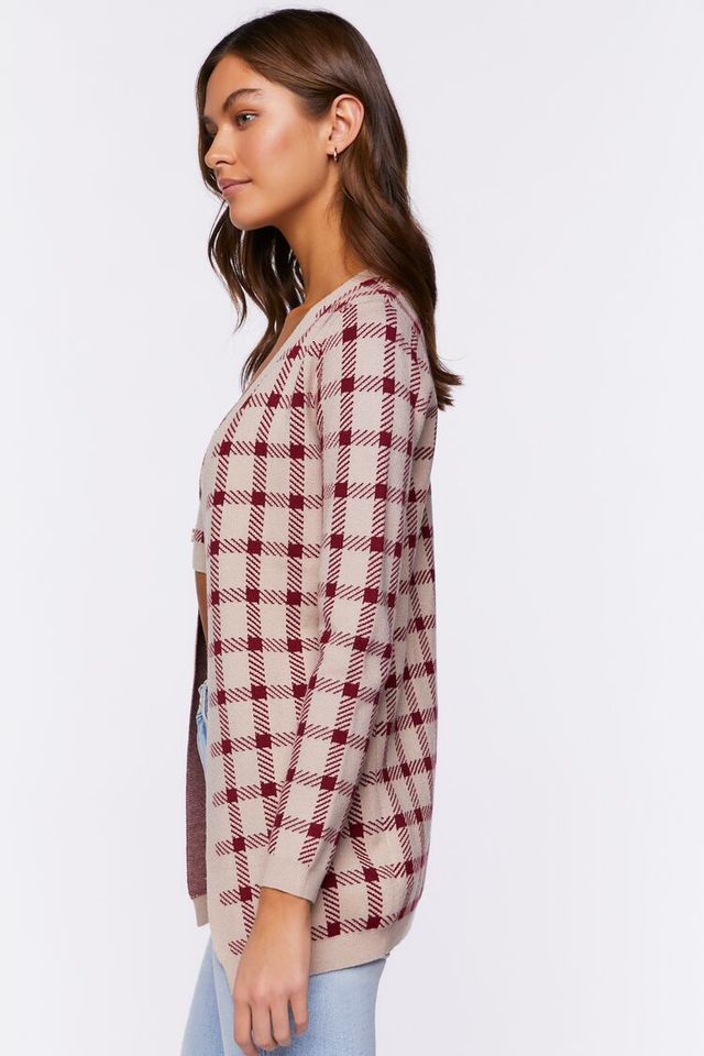 Plaid button front cardigan forever 21 top