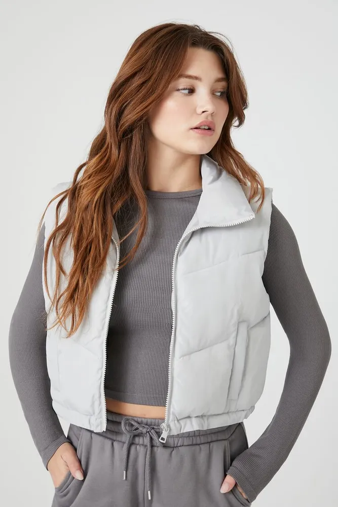 Chevron puffer vest deals