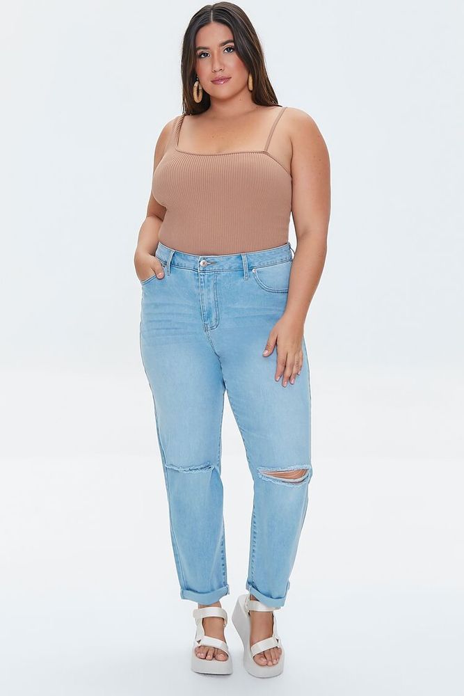 Forever 21 store ripped boyfriend jeans