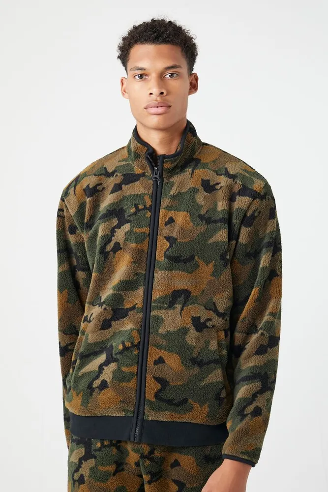Forever 21 online camo windbreaker