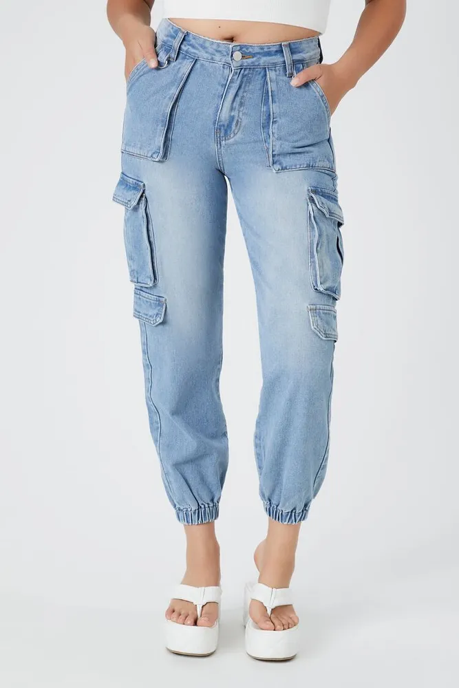 Denim joggers outlet womens forever 21