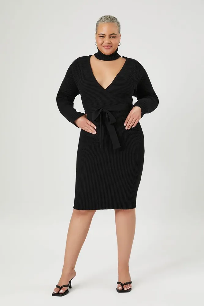 Forever 21 plus size sweater dresses cheap