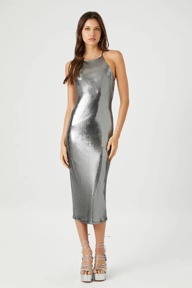 Forever 21 silver dress clearance